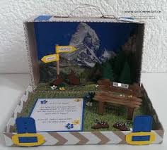 Reisekoffer Koffer Mit Berge Berglandschaft Wanderferien Feriengutschein Reisegutschein Geschenke Verpacken Reise Reise Geschenke Geschenke
