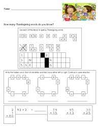 We did not find results for: Thanksgiving Crossword Worksheets Lessons And Printables