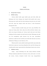 Stunting adalah kondisi gagal tumbuh pada anak akibat kekurangan gizi kronis sehingga anak terlalu pendek untuk usianya. Http Repository Poltekkes Denpasar Ac Id 2370 3 Bab 20ii Pdf