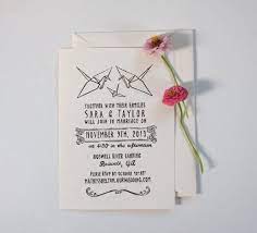 Origami Crane Wedding Invitation Stamp By Nativebear On Etsy Origami Wedding Invitations Origami Wedding Crane Wedding Invitations