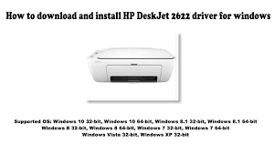 This collection of software includes the. How To Download And Install Hp Deskjet 2622 Driver Windows 10 8 1 8 7 Vista Xp Youtube