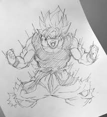 Learn how to draw goku from dragon ball in this simple step by step narrated video tutorial. Super Saiyan Goku Now I M Angry Drawing Sketch Dragon Ball Artwork Dragon Ball Super Manga Dragon Ball Art