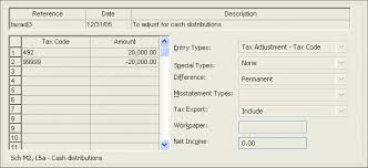 Adjusting Journal Entries By Tax Code Examples