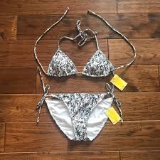 Nwt Pacsun Kirra Snakeskin Pattern Bikini Set Nwt