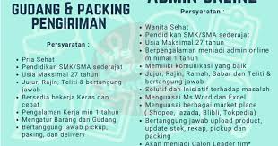 Saat ini pt gudang garam tbk kembali membuka rekrutmen lowongan kerja terbaru pada bulan juli 2021. Lowongan Kerja Gudang Lazada Bekasi Lokerkarta Com