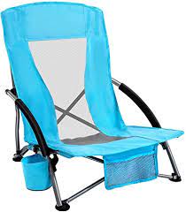 Coleman utopia breeze beach sling chair. Amazon Com Asteroutdoor Low Sling Beach Chair Folding Lightweight Mesh Back Sand Chair For Camping Outdoor Lawn Carry Bag Included Supports 250lbs Sports Outdoors