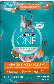 Purina One Healthy Metabolism Adult Dry Cat Food 16 Lb Bag