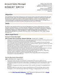 Previously managed a team of 30 associates. Account Sales Manager Resume Samples Sales Time Management Template Insymbio
