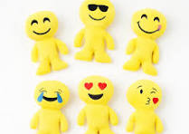 8.5" Emoji Face Plush – Strong Seller (216 Count)