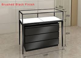 Black Metal Jewelry Display Cabinets Jewellery Shop Design Jewelry Store Design Jewelry Store Interior