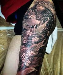 Black And White Koi Fish Tattoo Leg Top 47 Koi Fish Tattoo Ideas 2020 Inspiration Guide Koi Fish Tattoo Koi Tattoo Animal Tattoos For Men