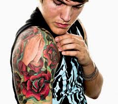 1.6 back of leg tattoo. 21 Bold Flower Tattoos On Men Tattoo Me Now