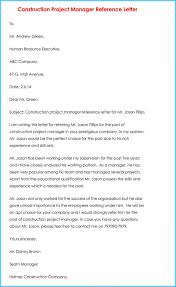 A senior construction manager at jl is responsible for implementing the preconstruction, construction, commissioning and project closeout phases of a development project with an emphasis on establishing and maintaining project controls and completing projects in a timely and cost effective manner. Manager Reference Letter 7 Samples To Write Manager Job Reference