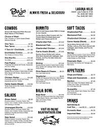 Hooters does give diners the option of substituting those chips for a side salad — but of course, if you drench those leafy greens in creamy caesar dressing you might not be that much better off. Online Menu Of Baja Fish Tacos Restaurant Laguna Hills California 92653 Zmenu