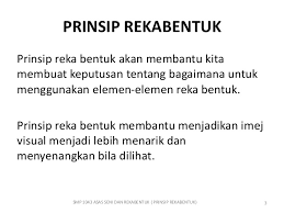 Sy print on b5 paper pastu.tmpal dlm buku rujukan shortform: Prinsip Rekabentuk