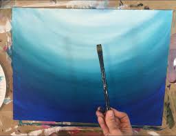 I love all the vibrant colors that seamlessly blend together. Underwater Painting Step By Step Acrylic Tutorial With Pictures