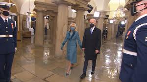 Jill biden thanks guard members with chocolate chip cookies. Masterful Tasteful Inclusive See The Inauguration Styles Of First Lady Jill Biden Vp Kamala Harris Former First Lady Michelle Obama