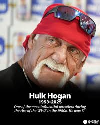 WWE icon Hulk Hogan has died at the age of 71. The news was first reported  by TMZ