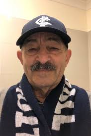 Anthony gifts special postcard to Carlton with love