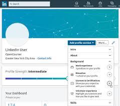 adding online course certificates to
