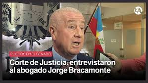 Corte de Justicia: entrevistaron al abogado Jorge Bracamonte