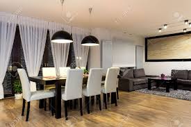 The urban dining tables are made from strong materials that are highly durable to give you long lifespans. Urban Apartment Table With Chairs In Modern Dining Room Stock Photo Picture And Royalty Free Image Image 21822005