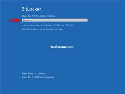 · 2 click/tap on the unlock drive link for the . Turn On Or Off Bitlocker For Operating System Drive In Windows 10 Tutorials