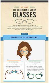 Are your plastic frame glasses in need of an adjustment? Diy Guide To Adjusting Your Glasses Glasses Fit Adjusting Glasses Eye Facts