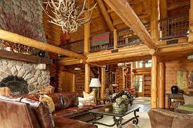 Hunting lodge interior design and decor blending urban luxury and boyhood atmosphere. Wisconsin Hunting Lodge Bruce Kading Interior Design