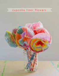 With this craft, you'll be layering cupcake liners to create gorgeous flowers rather than using only one or color mixing flower from steamsational.com: Cupcake Liner Flowers Easy Art Station Artbar
