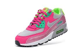 Nike Air Max 90 Pink Green Gray Hot Fashion Women Shoes Nike Runningcrosstraining Nike Air Max Cross Training Shoes Nike