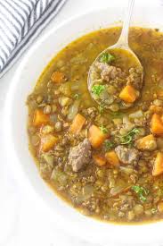 Italian Lentil Soup With Sausage Recipe Lentil Sausage Soup Lentil Soup Freezable Meals