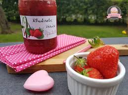 Confiture Fraise Rhubarbe Confiture Fraise Fraise Rhubarbe Confiture