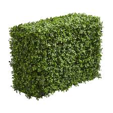 Nearly Natural Artificial Eucalyptus Hedge In 2020 Artificial Hedges Hedges Artificial Foliage