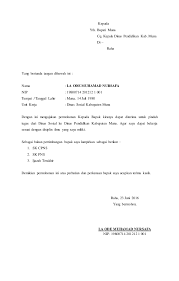 Berikut contoh surat pengunduran diri yang dapat anda jadikan refrensi. Surat Pindah