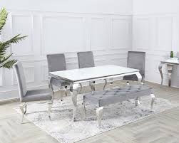 Whether you want a table and stools to fit a small space, or a larger table and chairs with room to entertain, we have a dining set to suit your needs. Sets Louis 1 6m Dining Room Table Chairs Niches