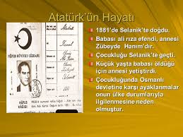 Atatürk nerede doğdu selani̇k belediye başkanı yiannis boutaris, bugüne kadar bilinen selanik yakınlarındaki langada'da atatürk'ün doğduğu düşünülen gerçek evin bulunduğunu söyledi. 1881 De Atam Dogdu Selanikte Siiri