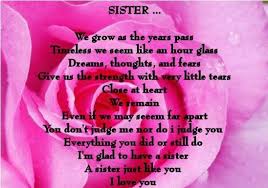 Warm hugs and best wishes to my little sister who grows wiser every day. Pin On Words And Such