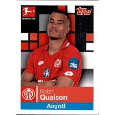 Join the discussion or compare with others! Topps Bundesliga 2019 2020 Sticker 196 Robin Quaison 0 39