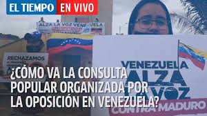 Y las encuestas indican que hay más venezolanos dispuestos a participar en la práctica, los venezolanos podrán participar en la consulta popular entre el 7 y el 12 de diciembre con su voto digital, a través de la aplicación. Como Va La Consulta Popular Organizada Por La Oposicion En Venezuela Latinoamerica Internacional Eltiempo Com