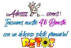 Bienvenidos a nuestro 4to bimestre de clases, los extrañamosssss, que lindo  estar nuevamente juntitos en un mes lleno de sorpresas y actividades  novedosas... Se acerca nuestro ECOVERSARIO!!!