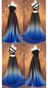 Unique Evening Dresses Sleeveless Prom Dresses Evening Dresses Long Custom Made Evening Sweetheart Prom Dress Ombre Prom Dresses Sweetheart Homecoming Dress
