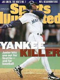 Player statistics, an exciting and creative 'design your own' jersey, hats and cleats section and much more! Seattle Mariners Ken Griffey Jr 1995 Al Division Series Sports Illustrated Cover Art Print By Sports Illustrated