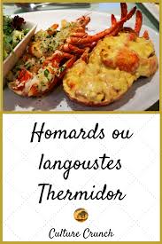 Homard Ou Langoustes Thermidor La Recette Facile Recette Recette Facile Cuisine Antillaise