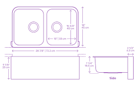 If you have been searching for the perfect sink in the standards sink size, but also want something that stands out from the types of sink that other retailers normally stock, take a look at the elegant, but unusual sinks from apollo slab tech. Ikea Bredsjon Front Apron Double Bowl Kitchen Sink Dimensions Drawings Dimensions Com