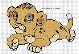 Schema Simba Disney Cross Stitch Cross Stitch Cross Stitching