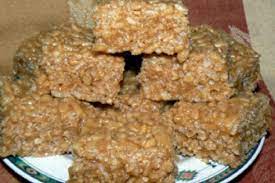 3 cups rice krispies, or other crisp rice cereal. Recette Carres Rice Krispies Au Sucre A La Creme Rice Krispies Food Desserts