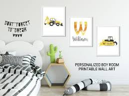 Personalized Boy Name Print Nursery Decor Boy Personalized Etsy Personalized Art Print Nursery Decor Boy Boys Room Wall Art