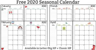 Customize to create your personalized 2020 quarterly planner. 2020 Calendar Printables To Get Organized Xoxo Shelly
