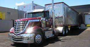 Red Navistar International Truck Wallpaper Trucks International Truck Tractor Trailer Truck